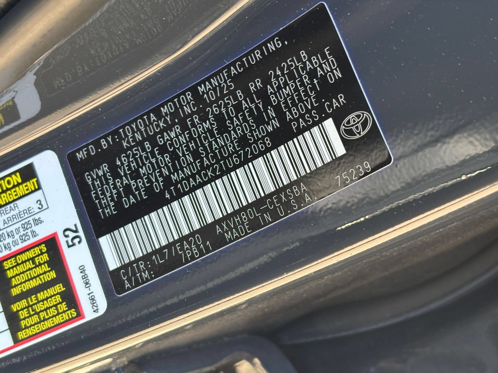 Used 2026 Toyota Camry SE FWD image 28