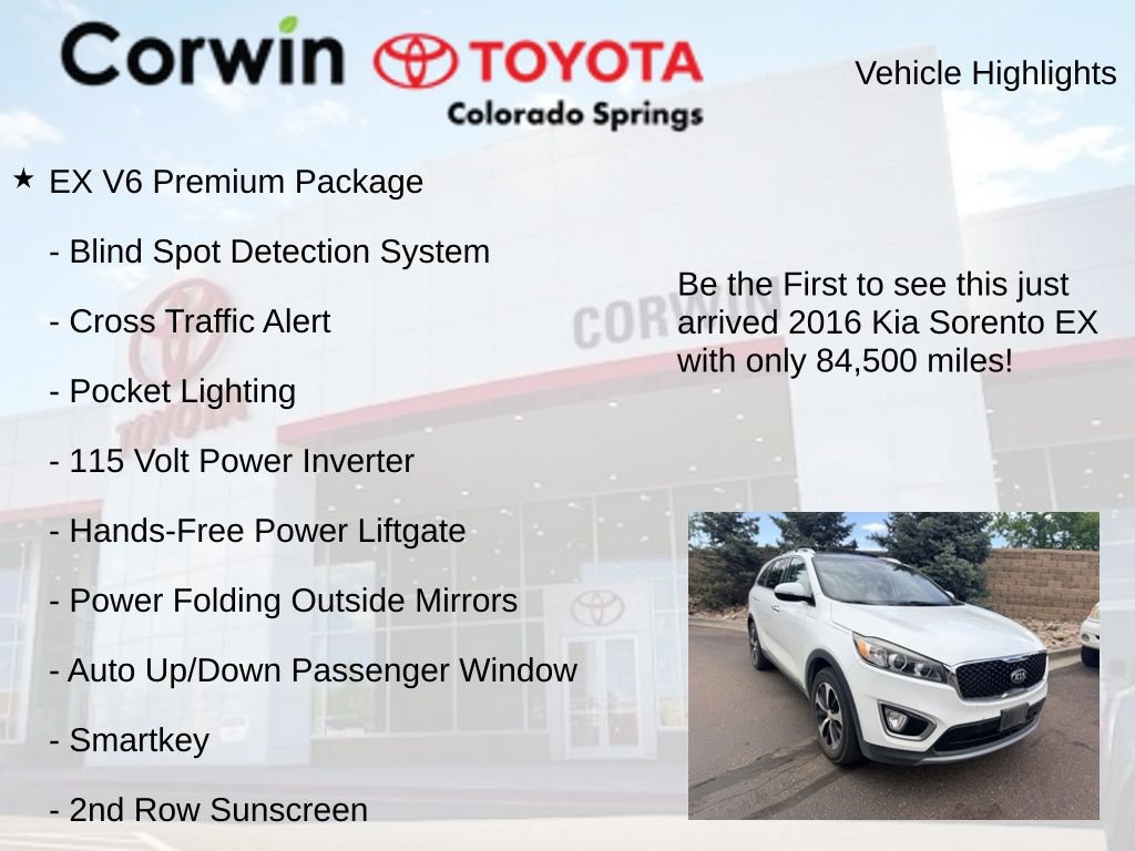 Used 2016 Kia Sorento EX w/ EX Touring Package AWD/4WD image 4
