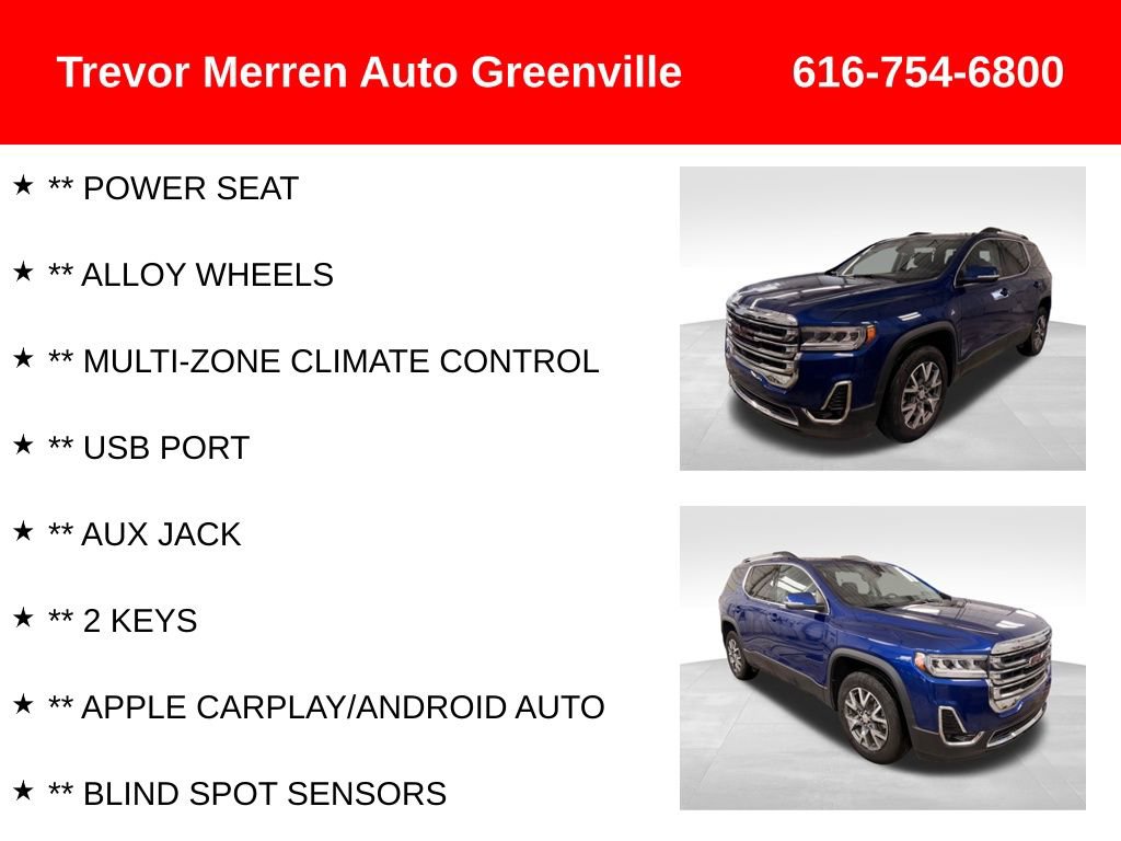 Used 2023 GMC Acadia SLT w/ Technology Package image 20