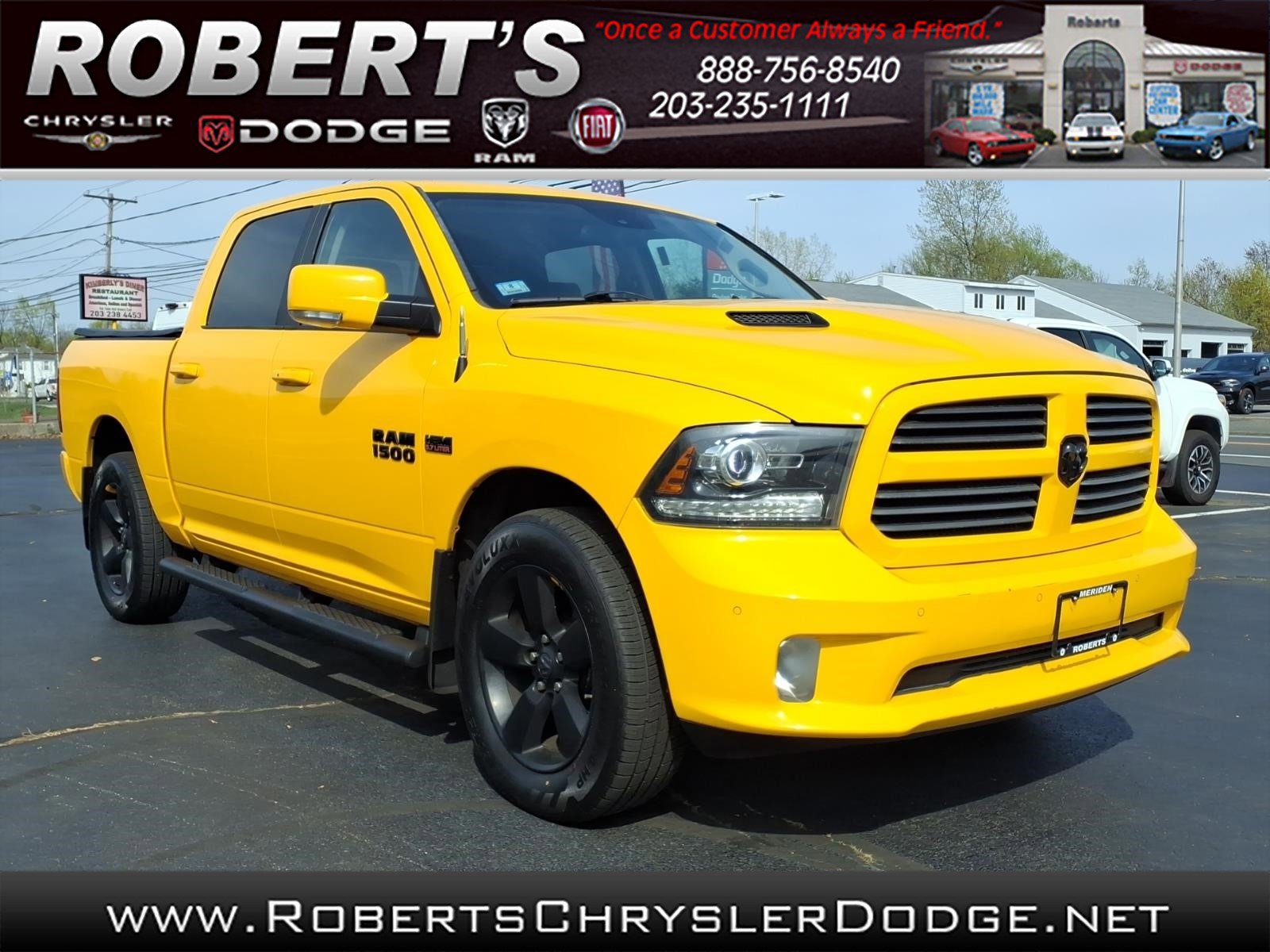 Used 2016 RAM 1500 Sport w/ Stinger Yellow Sport Package image 1