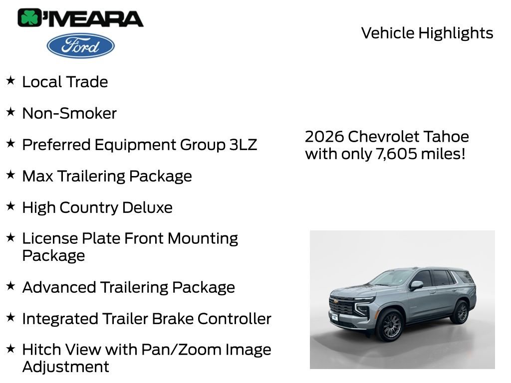 Used 2026 Chevrolet Tahoe High Country image 7