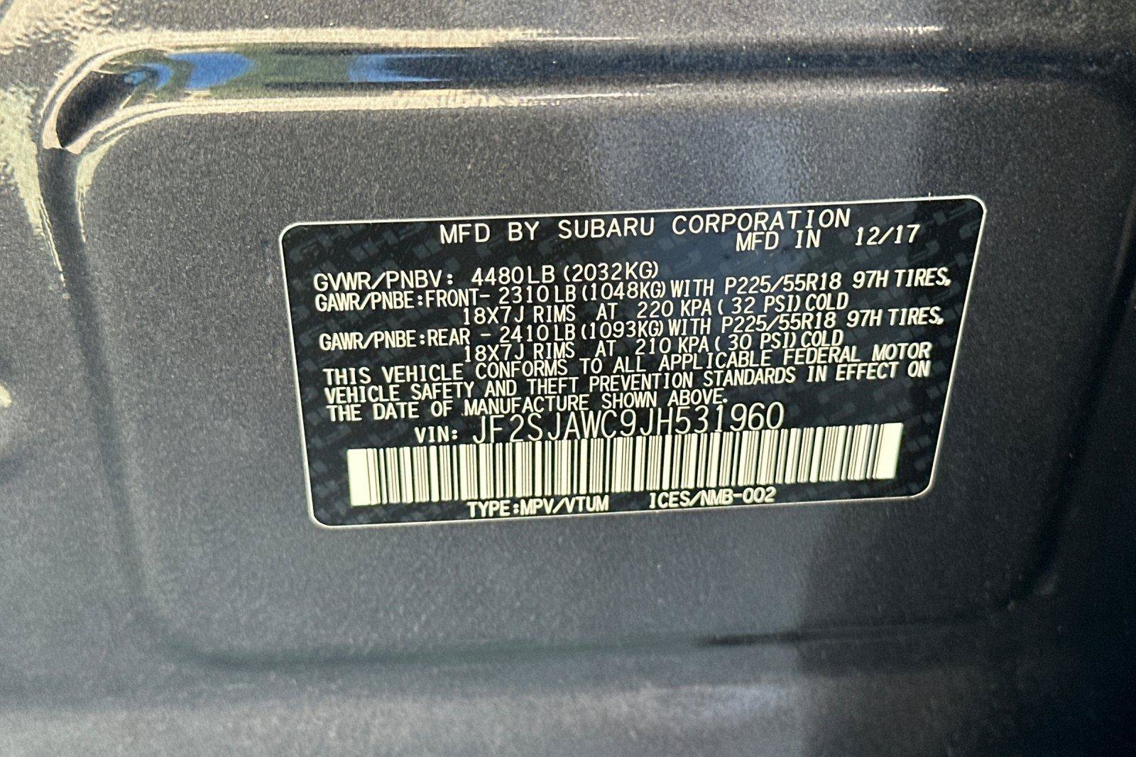 Used 2018 Subaru Forester 2.5i Touring w/ Popular Package #3B AWD/4WD image 29