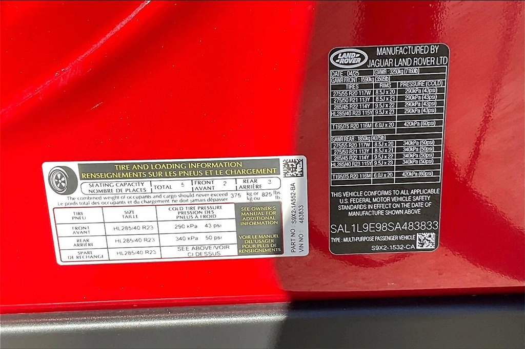 Used 2025 Land Rover Range Rover Sport Dynamic SE image 18