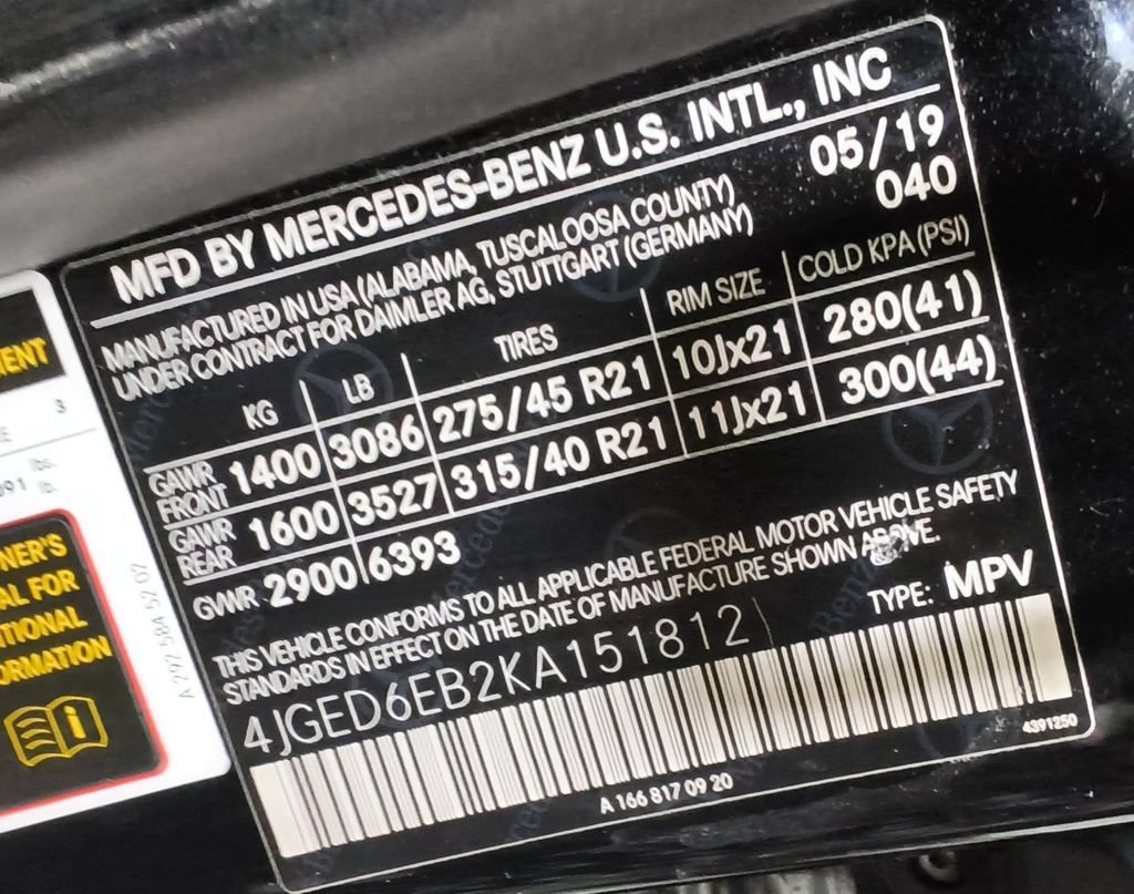 Used 2019 Mercedes-Benz GLE 43 AMG 4MATIC Coupe w/ Premium 3 Package image 12