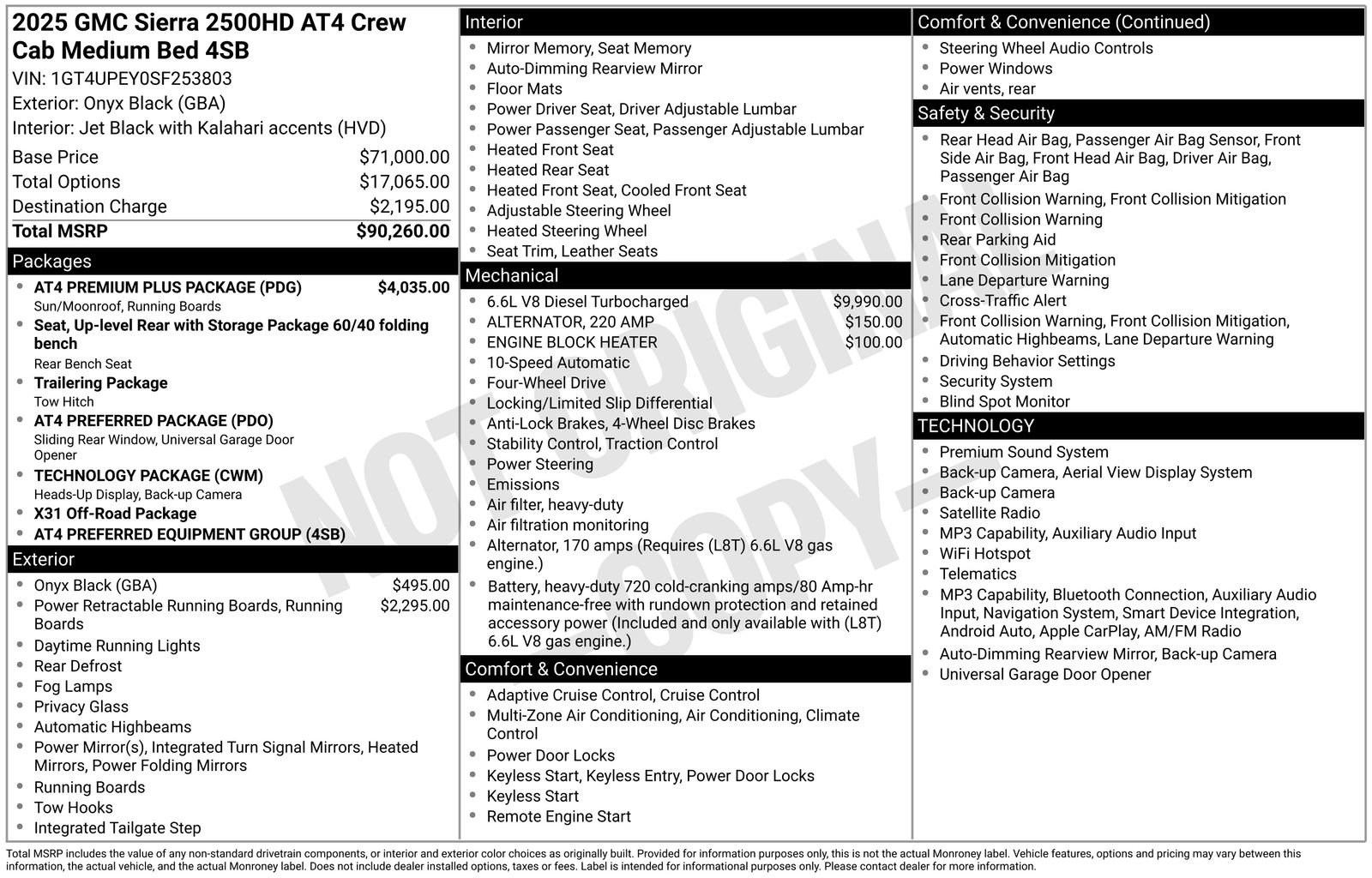 Used 2025 GMC Sierra 2500 AT4 w/ AT4 Premium Plus Package AWD/4WD image 32