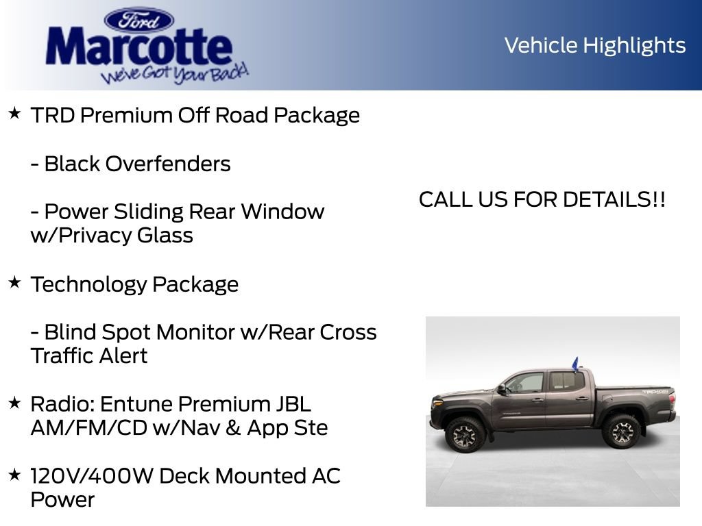 Used 2021 Toyota Tacoma TRD Off-Road w/ TRD Premium Off Road Package AWD/4WD image 17