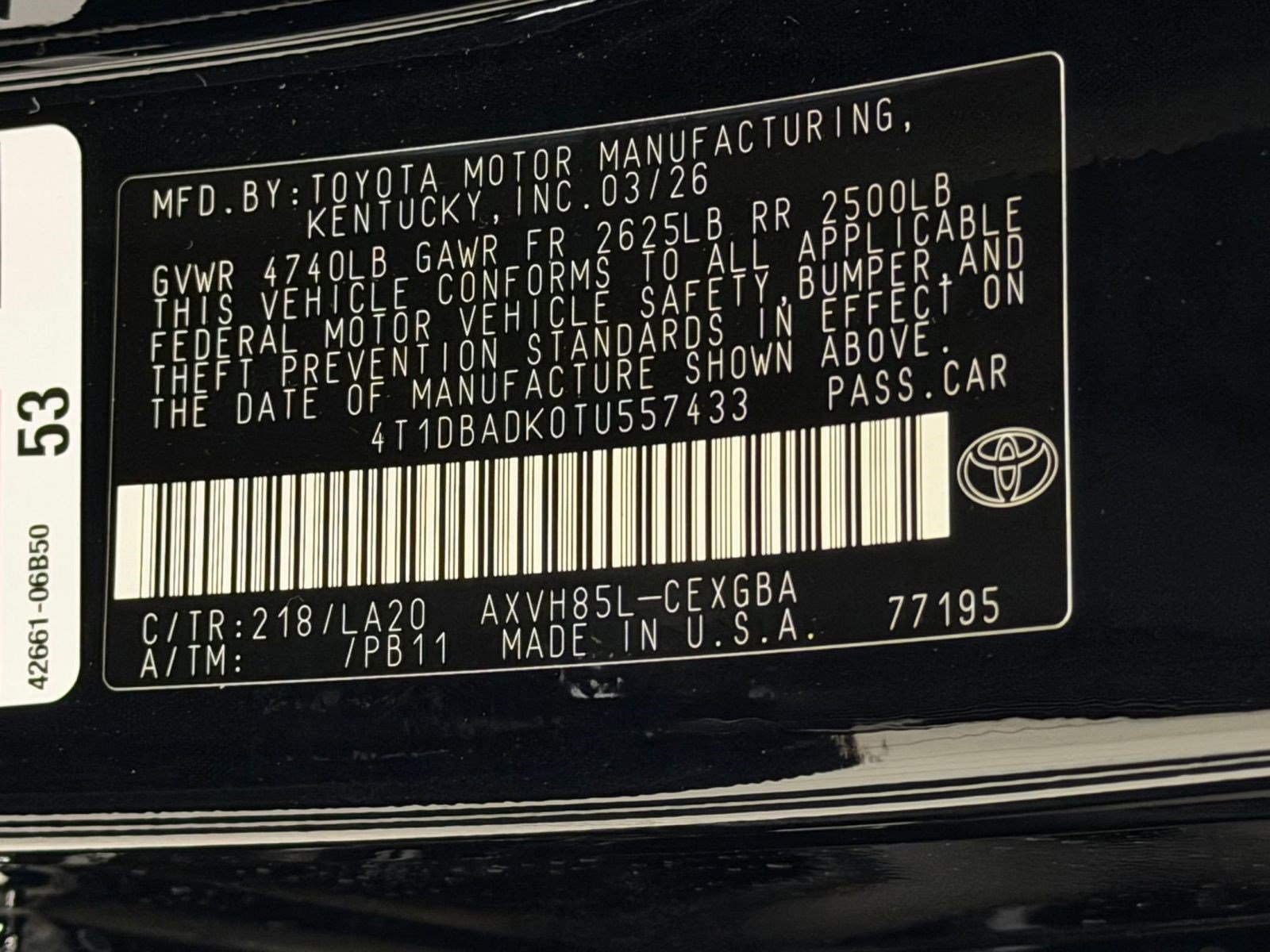 New 2026 Toyota Camry LE image 20