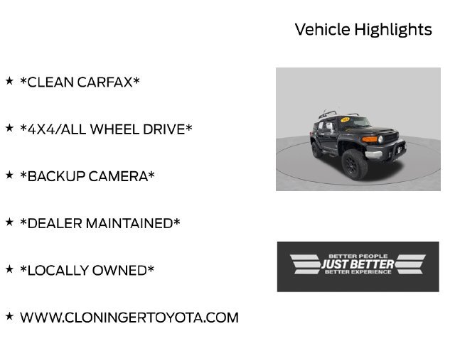 Used 2012 Toyota FJ Cruiser 4WD w/ Upgrade Pkg image 3