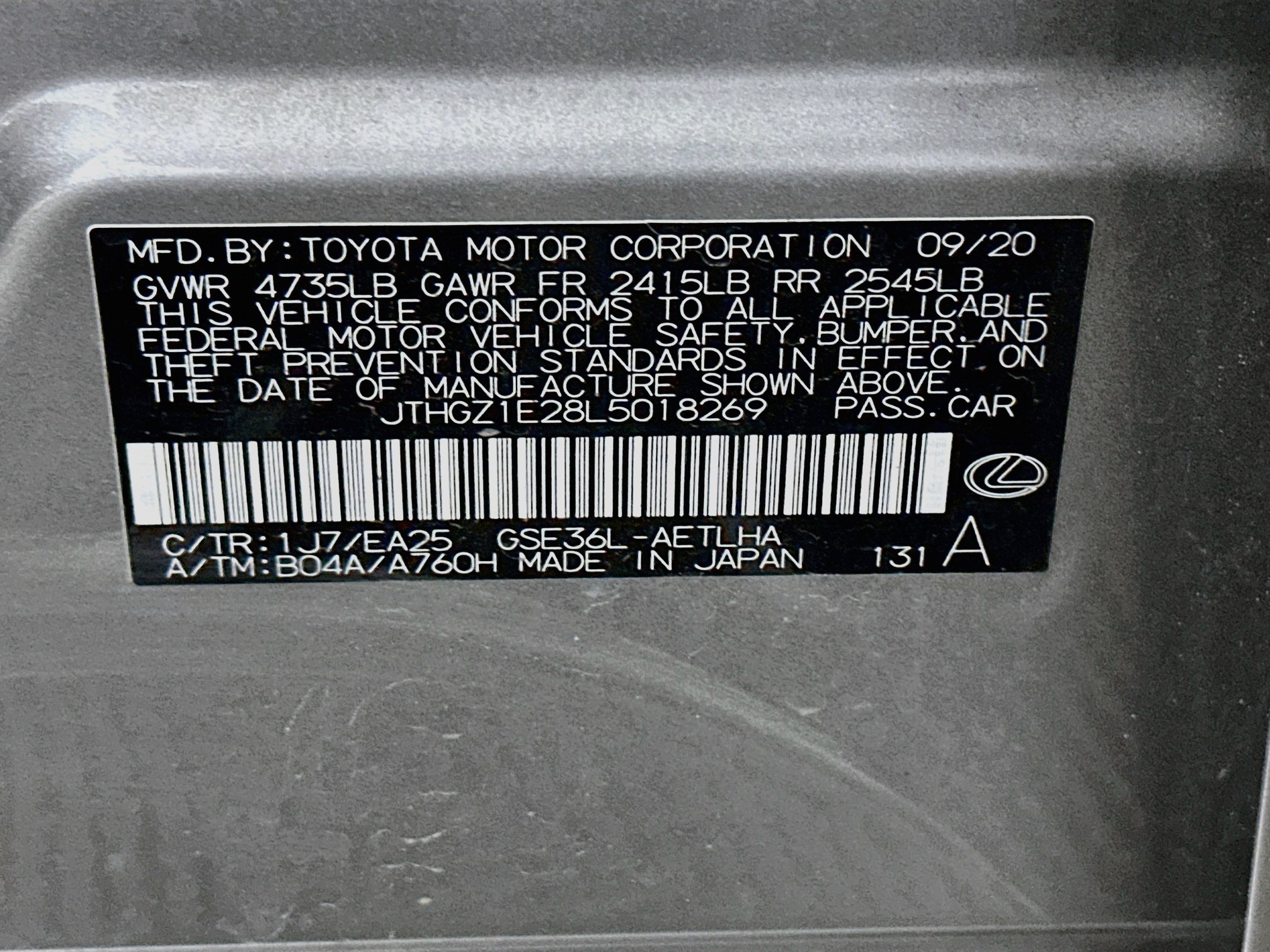 Used 2020 Lexus IS 350 F Sport w/ F Sport Package AWD/4WD image 12