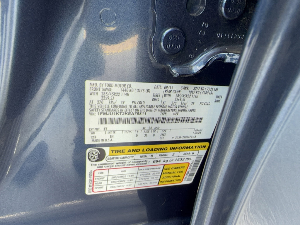 Certified 2019 Ford Expedition Limited w/ Equipment Group 302A RWD image 39