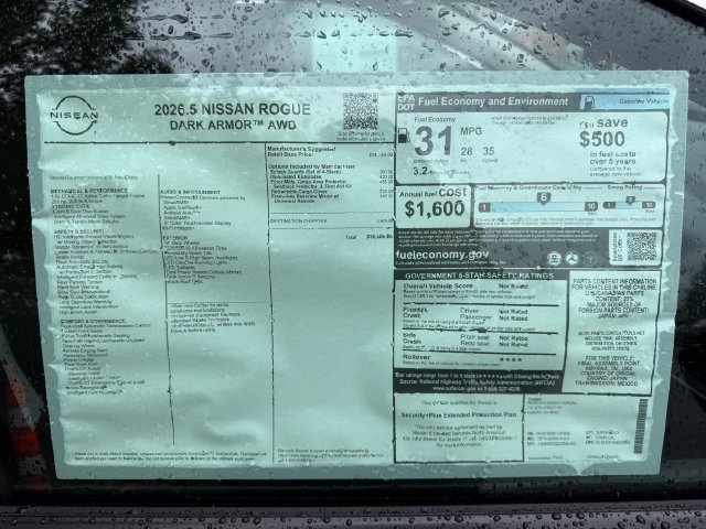 New 2026 Nissan Rogue Dark Armor AWD/4WD image 30