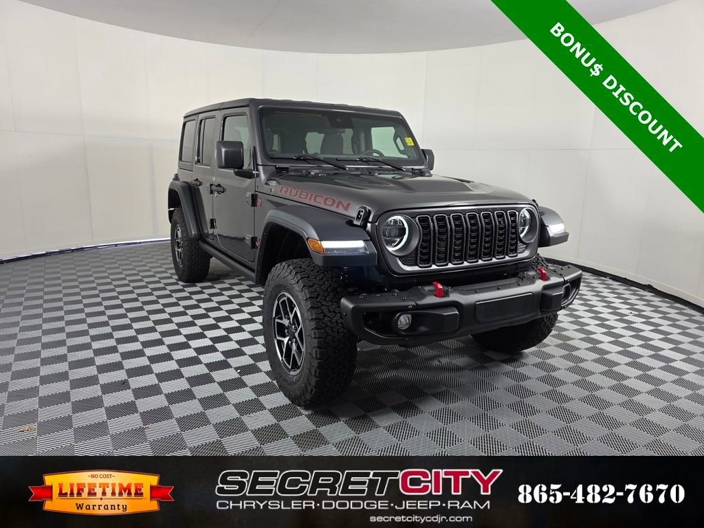 New 2025 Jeep Wrangler Unlimited Rubicon w/ Steel Bumper Group