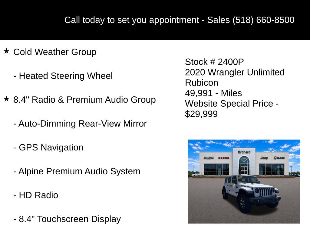 Used 2020 Jeep Wrangler Unlimited Rubicon AWD/4WD image 10