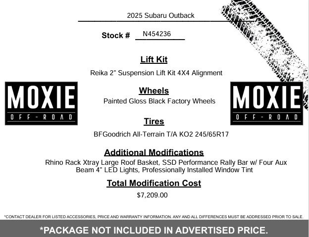 New 2025 Subaru Outback Touring image 2