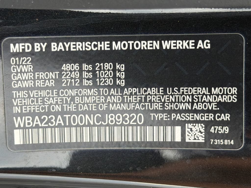 Used 2022 BMW 430i Convertible w/ Premium Package 2 RWD image 35