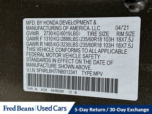Used 2022 Honda Odyssey EX-L image 30