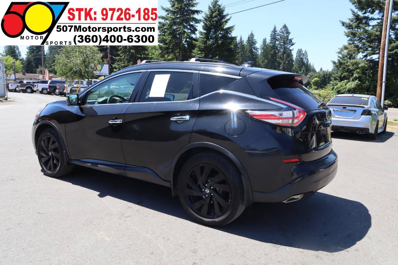 Used 2018 Nissan Murano SL w/ Midnight Edition Package AWD/4WD image 5