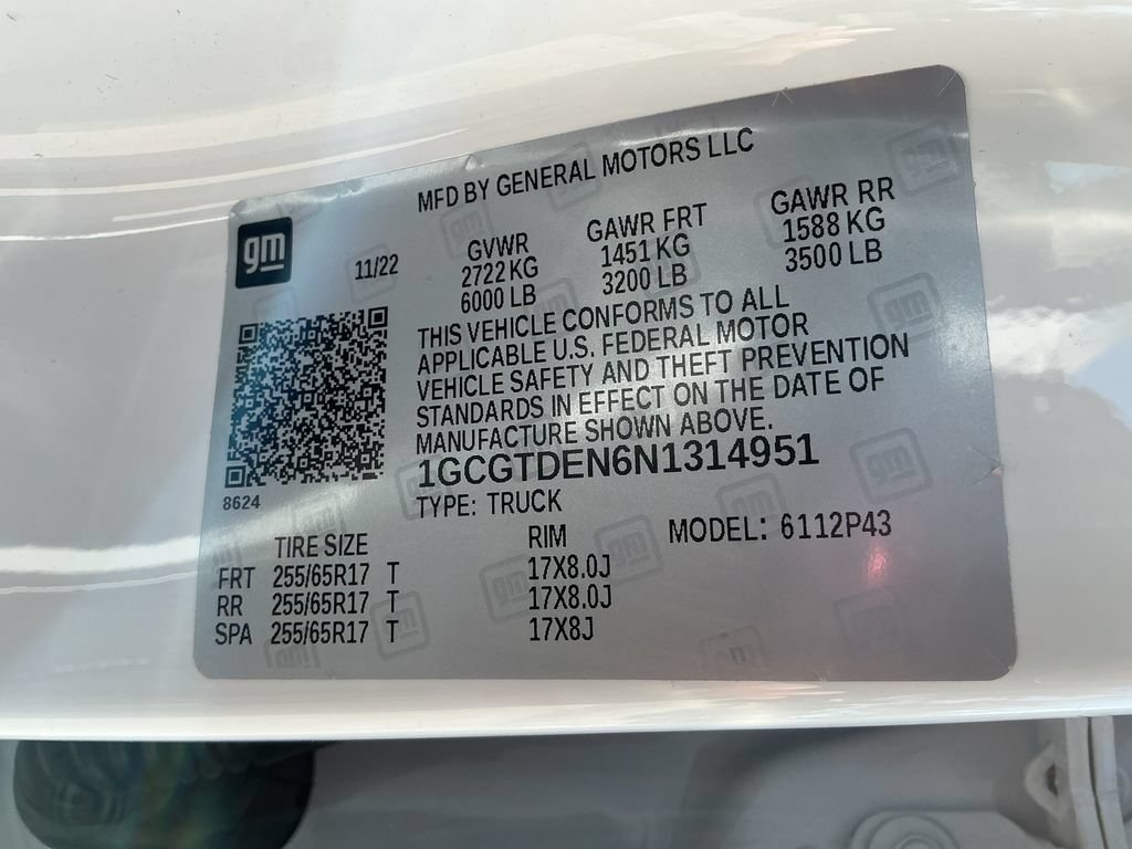 Used 2022 Chevrolet Colorado Z71 AWD/4WD image 30