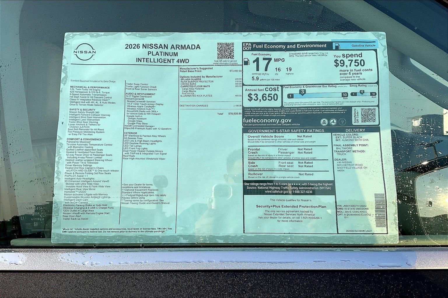 New 2026 Nissan Armada Platinum image 18