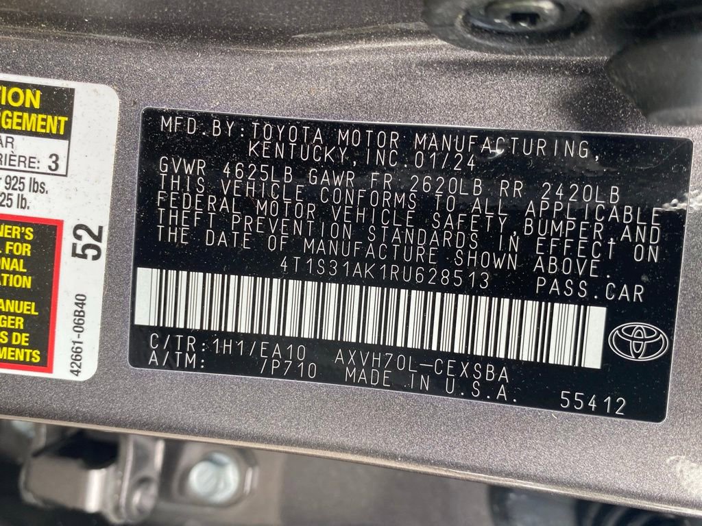 Used 2024 Toyota Camry SE w/ Audio Upgrade Package FWD image 21