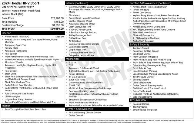 Used 2024 Honda HR-V Sport image 16