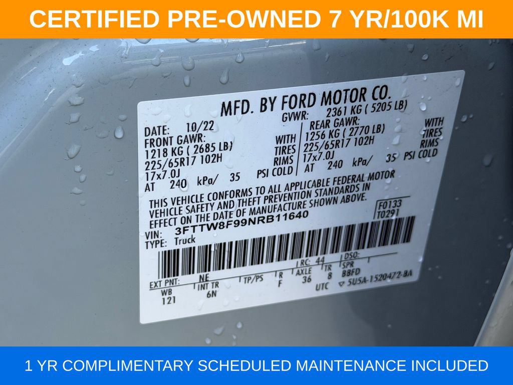 Used 2022 Ford Maverick Lariat w/ Lariat Luxury Package AWD/4WD image 34