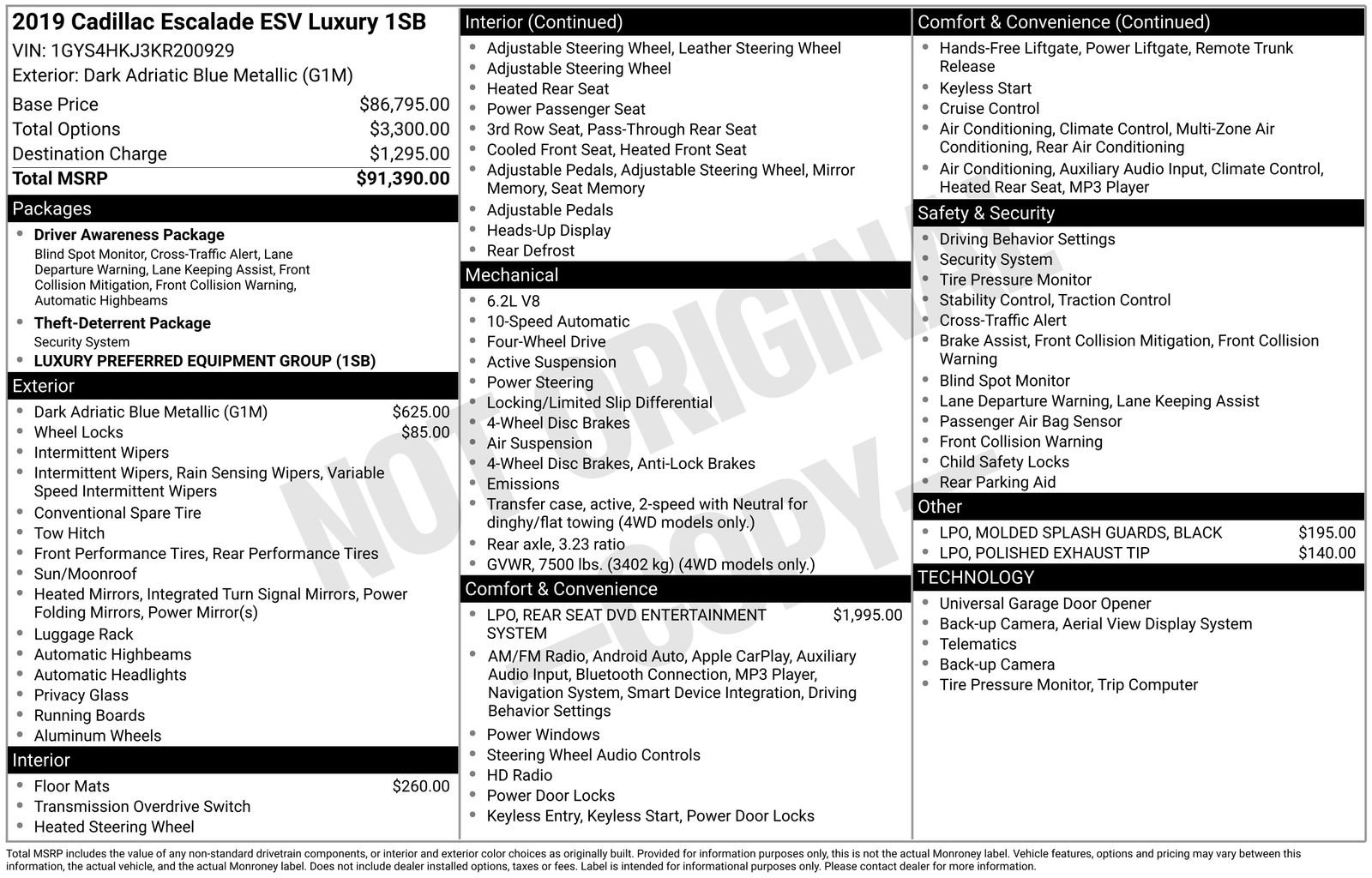 Used 2019 Cadillac Escalade ESV Luxury image 4