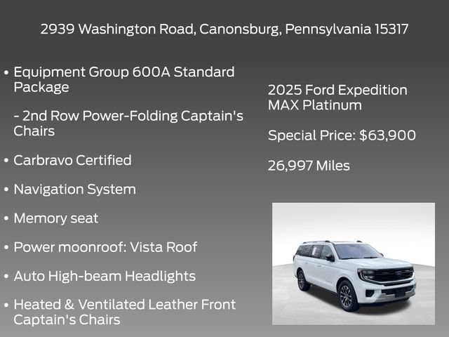 Used 2025 Ford Expedition Max Platinum AWD/4WD image 5