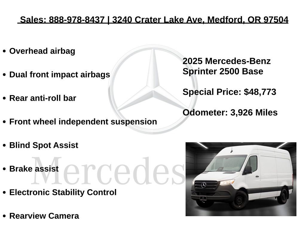 Used 2025 Mercedes-Benz Sprinter 2500 image 15