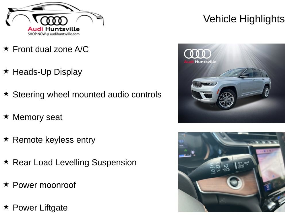 Used 2023 Jeep Grand Cherokee Summit w/ Adv Protech Group IV RWD image 12