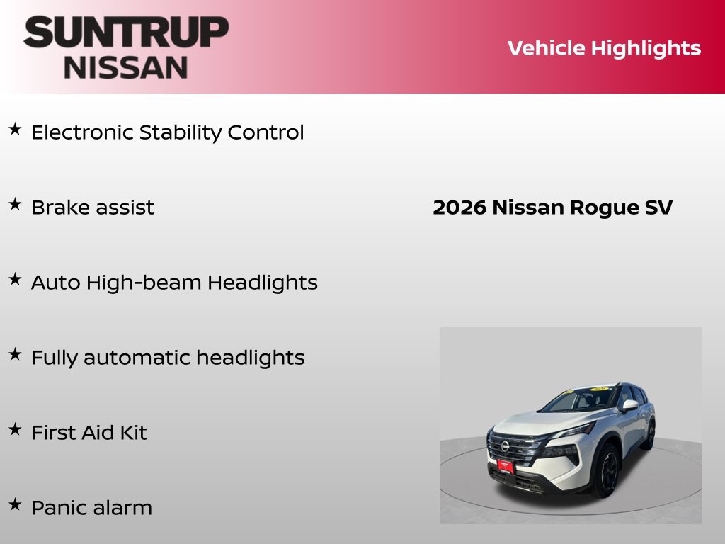 Certified 2026 Nissan Rogue SV AWD/4WD image 38