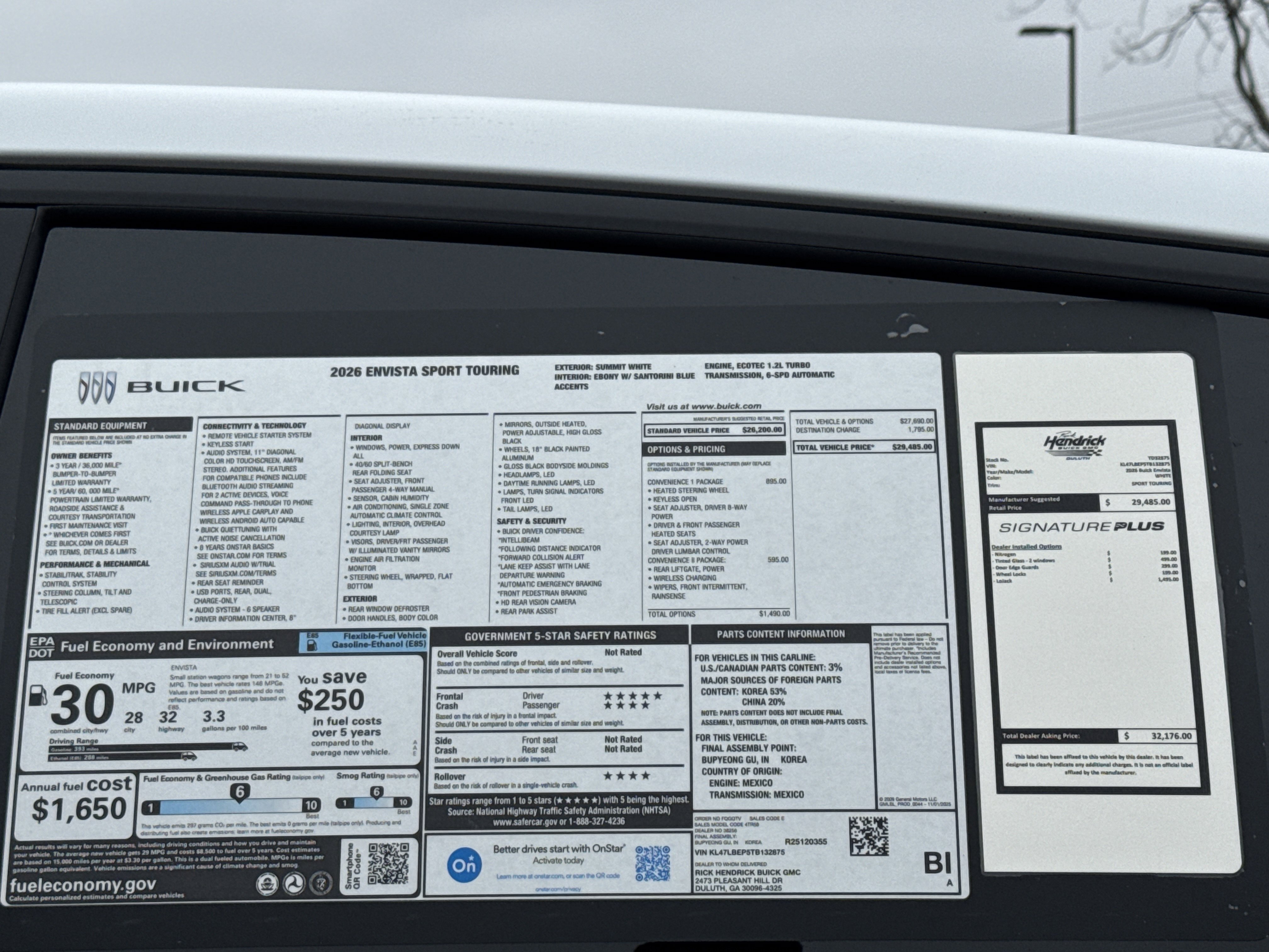 New 2026 Buick Envista Sport Touring w/ Convenience I Package image 34