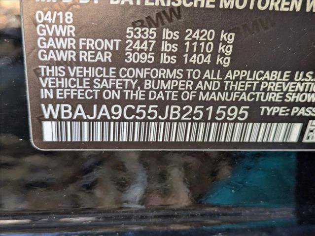 Used 2018 BMW 530e RWD image 17