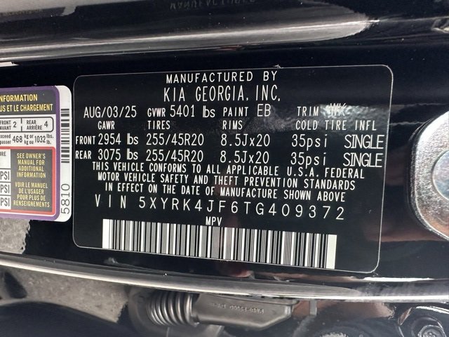 New 2026 Kia Sorento SX image 43