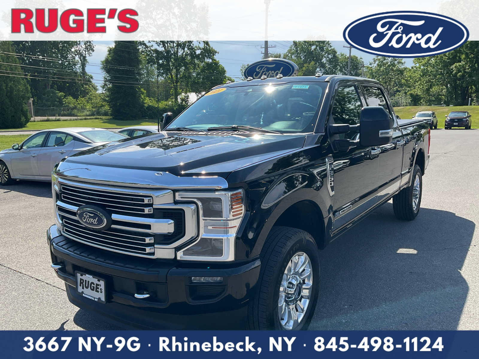 Used 2021 Ford F350 Limited w/ FX4 Off-Road Package AWD/4WD image 8