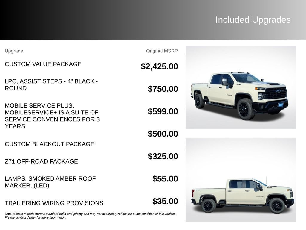 New 2026 Chevrolet Silverado 2500 Custom w/ Custom Value Package AWD/4WD image 3