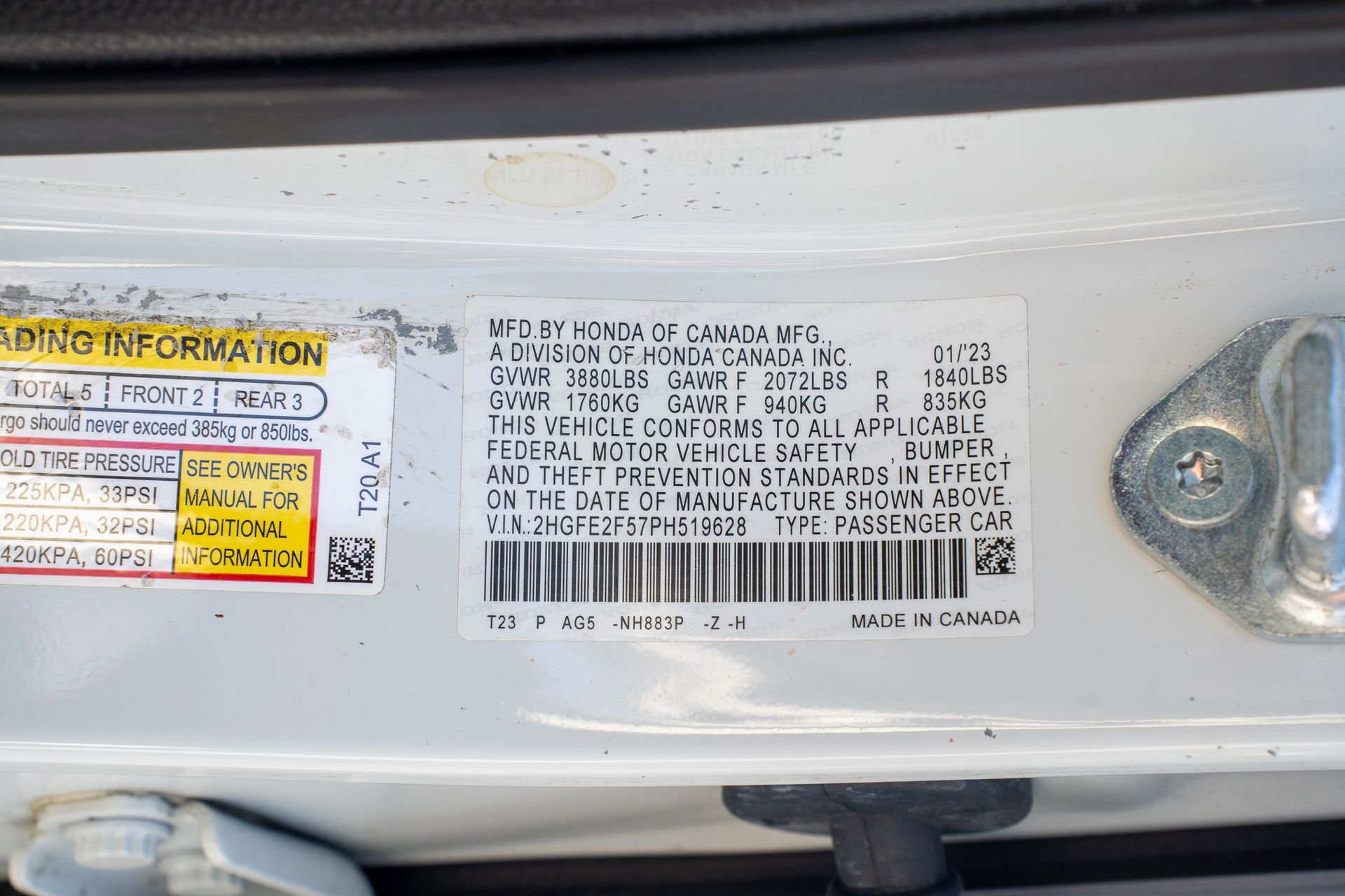 Certified 2023 Honda Civic Sport image 36