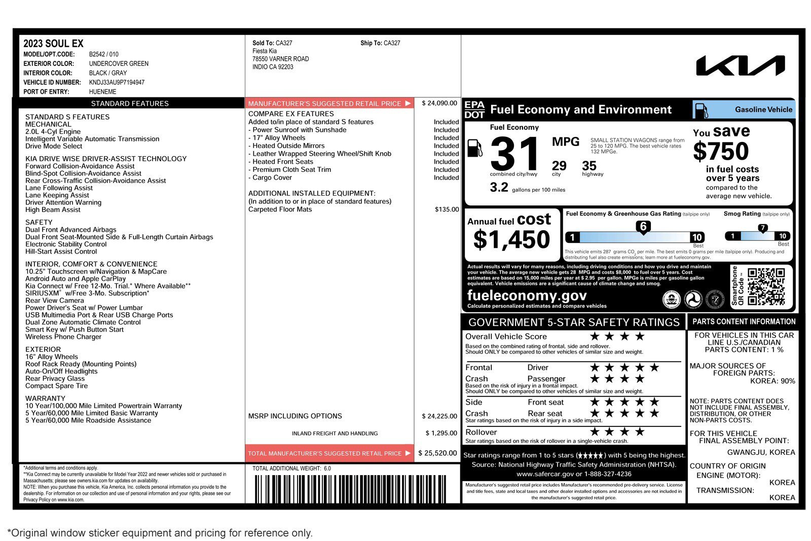 Used 2023 Kia Soul EX image 3