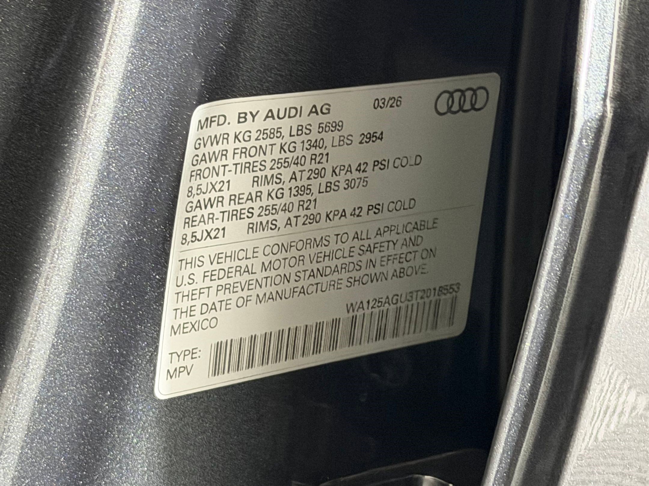 New 2026 Audi SQ5 Premium Plus AWD/4WD image 20