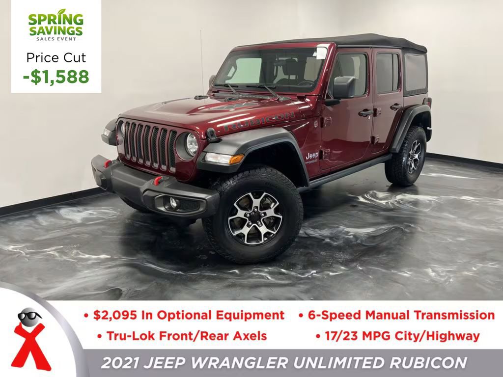 Used 2021 Jeep Wrangler Unlimited Rubicon w/ Cold Weather Group