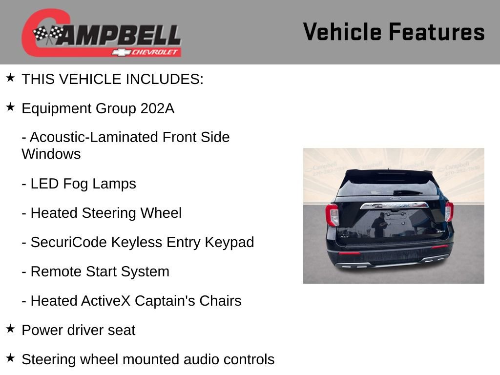 Used 2023 Ford Explorer XLT w/ Equipment Group 202A image 5