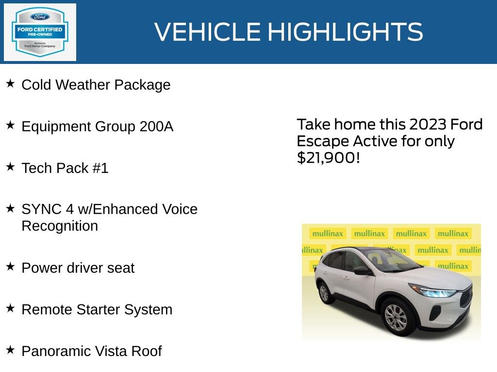 Used 2023 Ford Escape Active w/ Tech Pack #1 image 35
