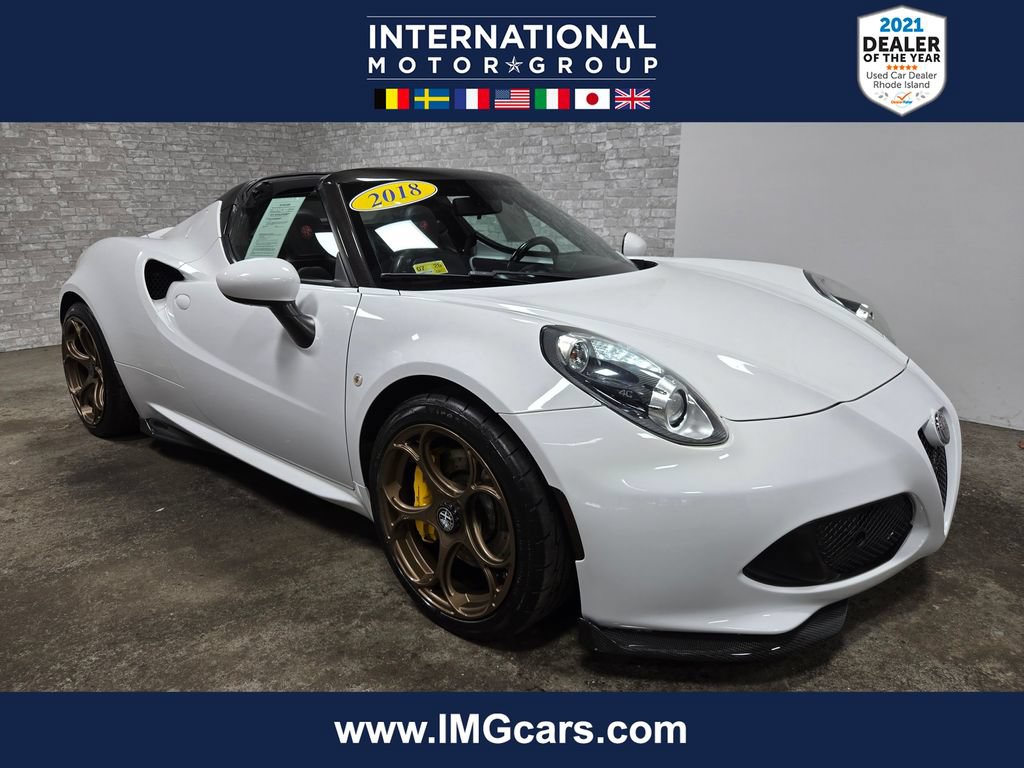 Used 2018 Alfa Romeo 4C Spider RWD image 1