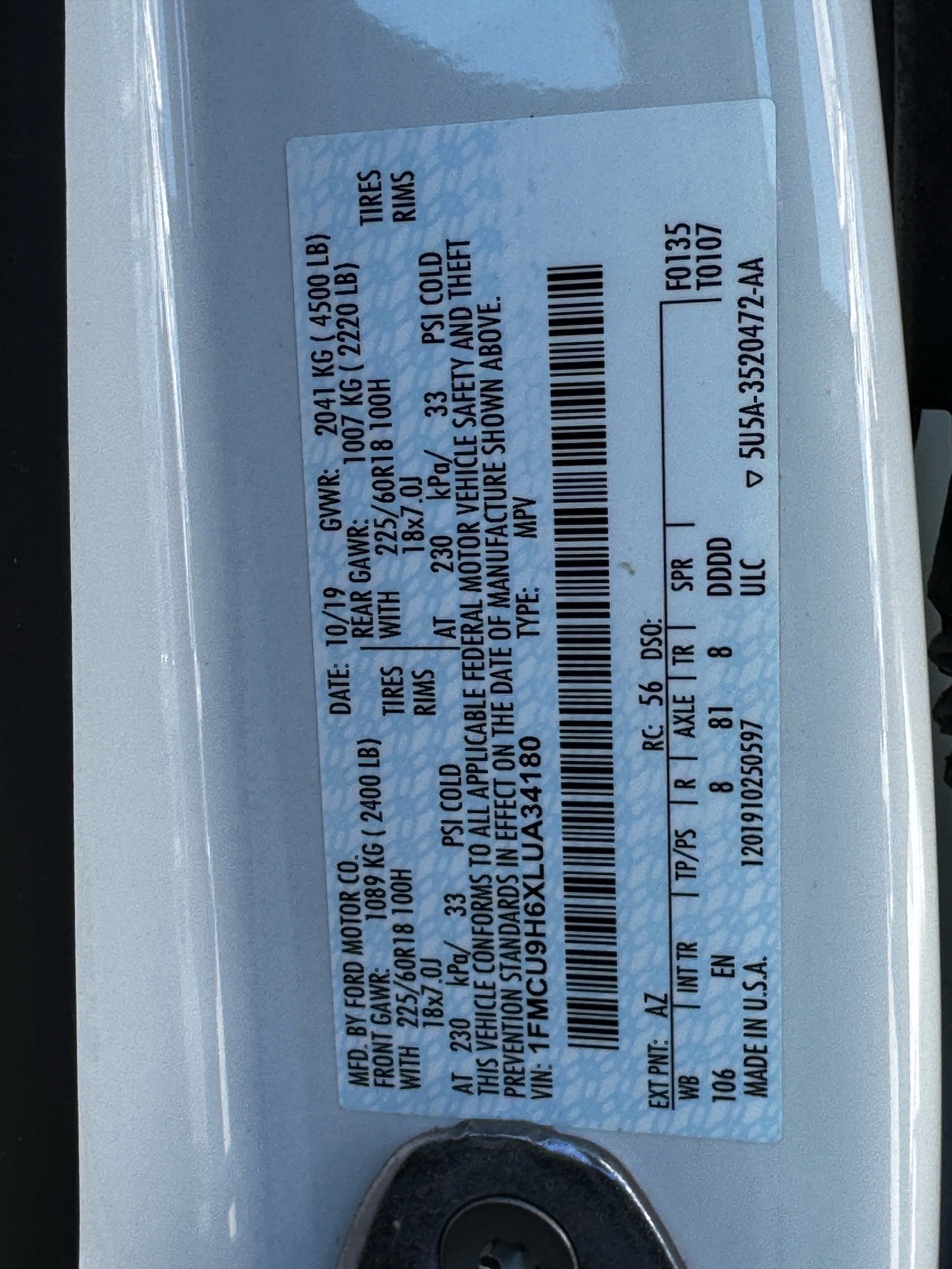 Used 2020 Ford Escape SEL image 29