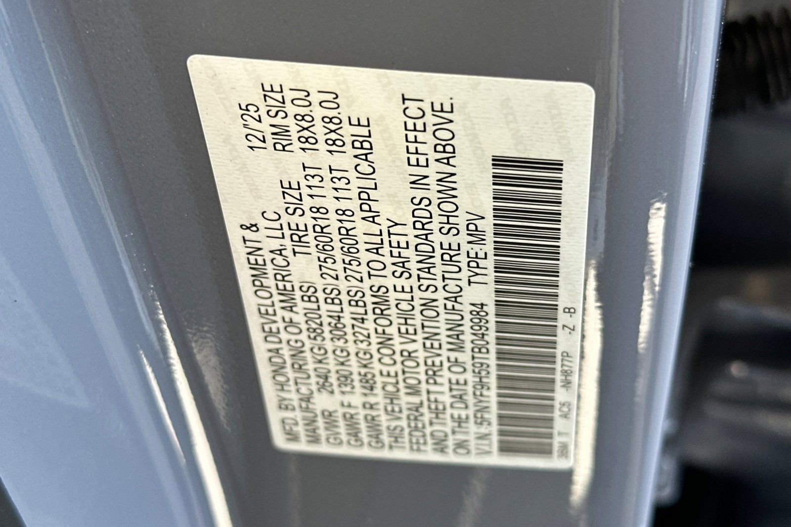 New 2026 Honda Passport TrailSport image 35