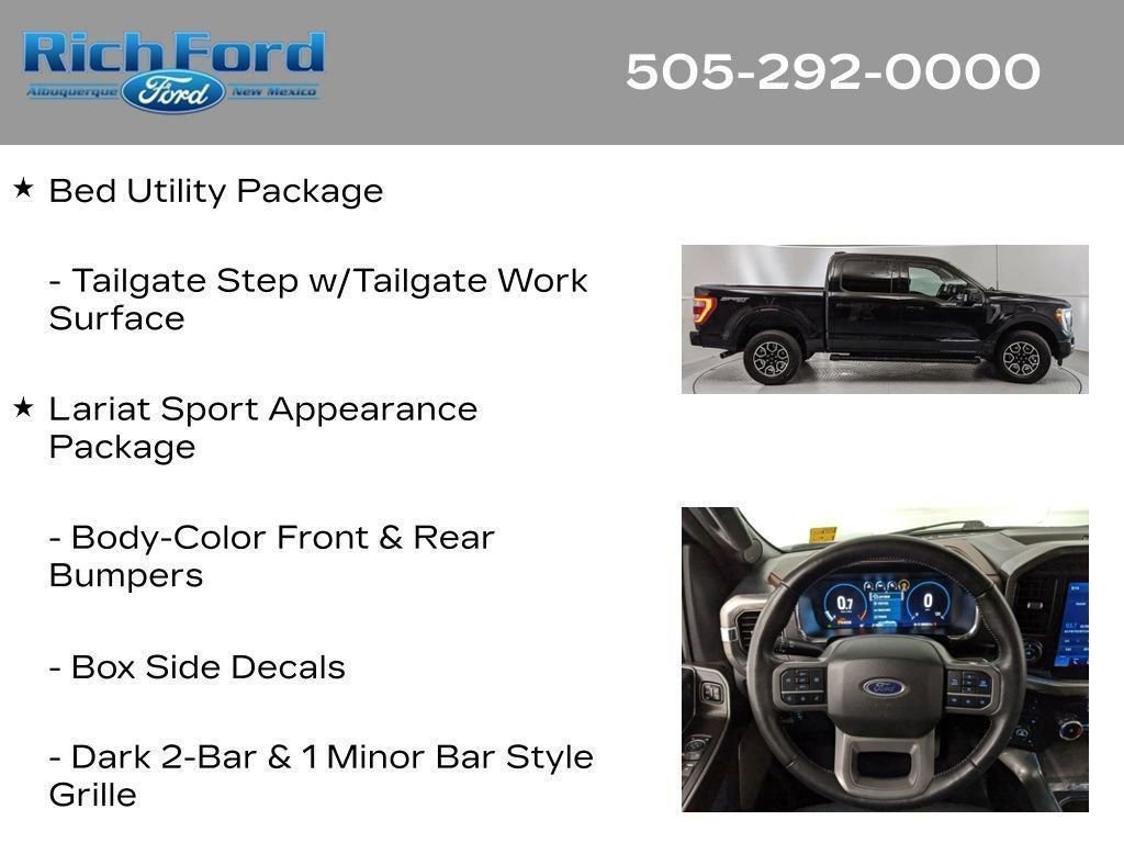 Certified 2023 Ford F150 Lariat w/ Max Trailer Tow Package AWD/4WD image 49