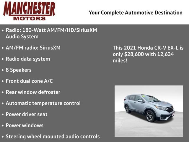 Used 2021 Honda CR-V EX-L image 2