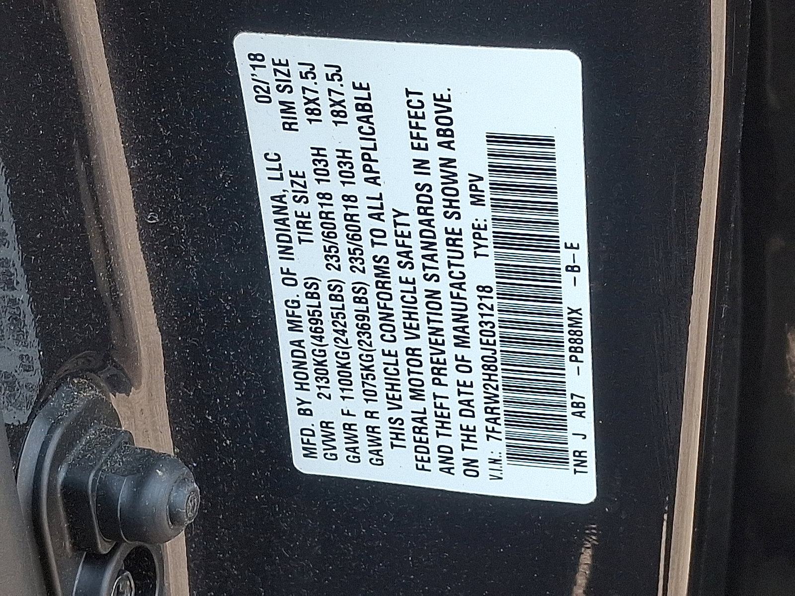 Certified 2018 Honda CR-V EX-L image 4