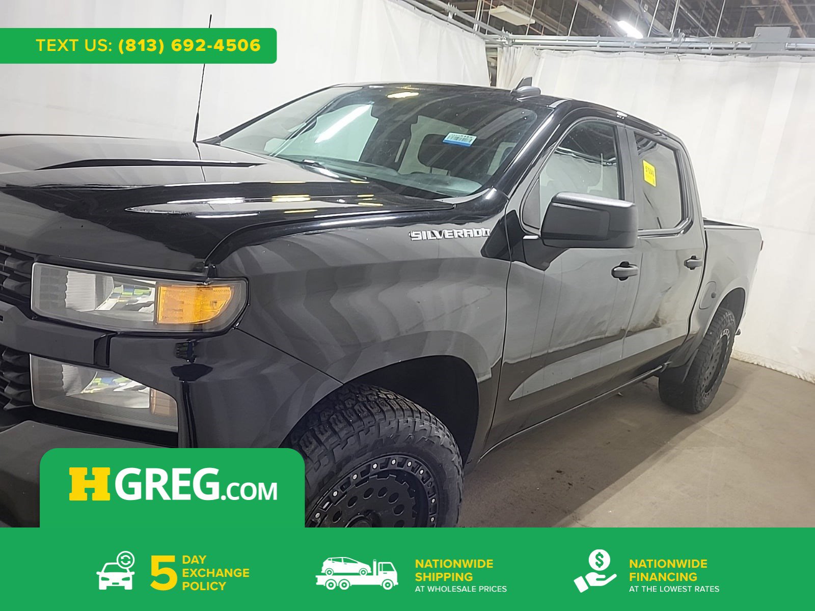 Used 2020 Chevrolet Silverado 1500 Custom w/ Custom Value Package AWD/4WD image 1