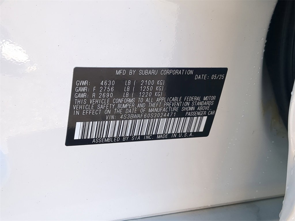 New 2025 Subaru Legacy Premium w/ Popular Package #1 image 33